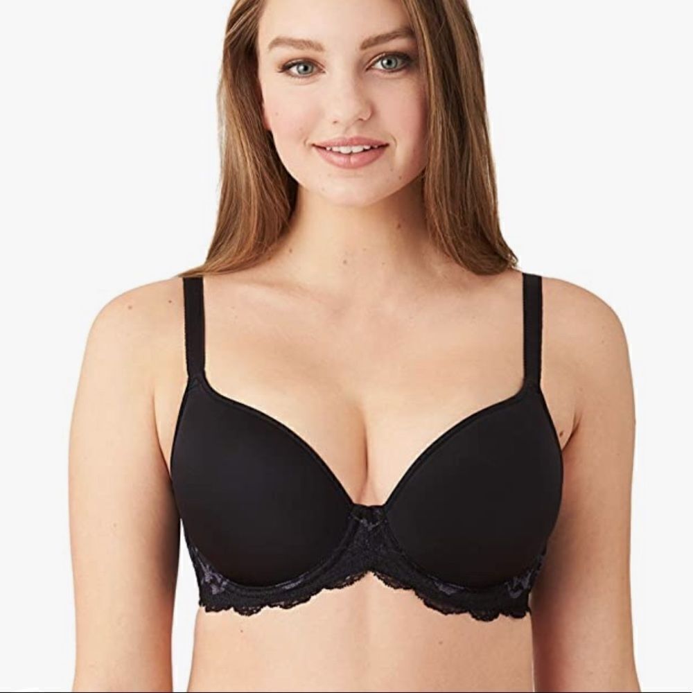 Wacoal Women's black Lace Affair Contour Bra size 34DD